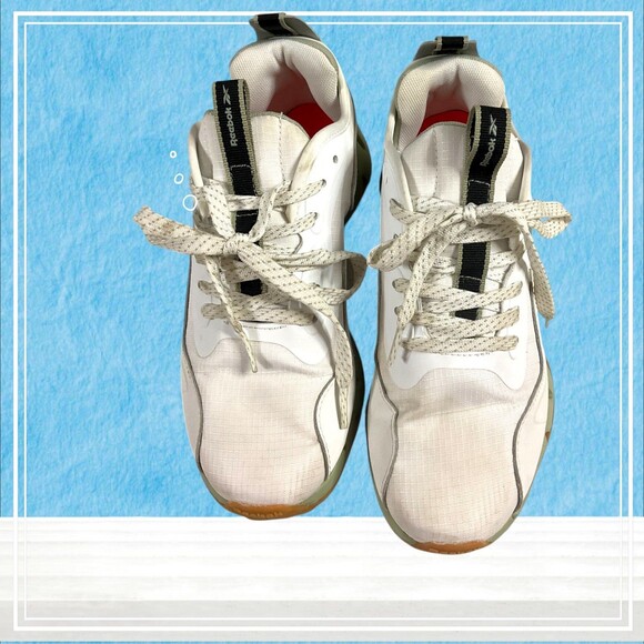 Reebok Zig Dynamica 4 Running Women's Sneakers White/Green Size 7.5 30106WWKV - Picture 1 of 12